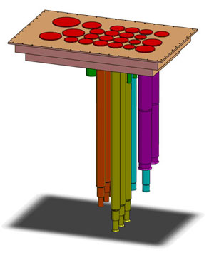 Storage pit for Slender components